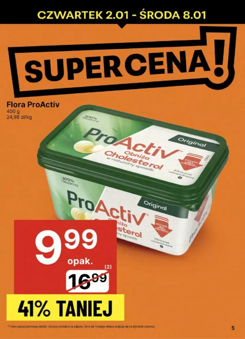 Gazetka promocyjna Delikatesy Centrum - ważna 02.01 do 08.01.2025 - strona 45 - produkty: Flora