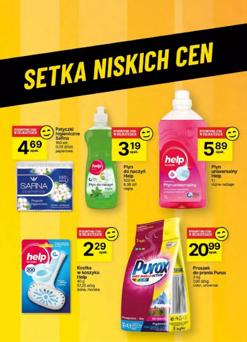 Gazetka promocyjna Delikatesy Centrum - ważna 02.01 do 08.01.2025 - strona 52 - produkty: Kosz, Mięta, Proszek do prania, Pur