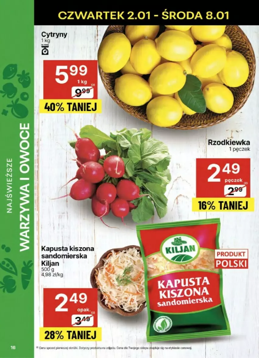 Gazetka promocyjna Delikatesy Centrum - ważna 02.01 do 08.01.2025 - strona 8 - produkty: Rzodkiewka