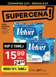 Gazetka promocyjna Delikatesy Centrum - Gazetka - ważna od 08.01 do 08.01.2025 - strona 2 - produkty: Rum, Papier, Velvet