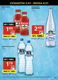 Gazetka promocyjna Delikatesy Centrum - Gazetka - ważna od 08.01 do 08.01.2025 - strona 29 - produkty: Dawtona, Nałęczowianka, Sok, Rum, Woda, K2