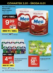 Gazetka promocyjna Delikatesy Centrum - Gazetka - ważna od 08.01 do 08.01.2025 - strona 32 - produkty: Naturell, Rum, Papier, Ręcznik, Chusteczki, Podpaski, Naturella