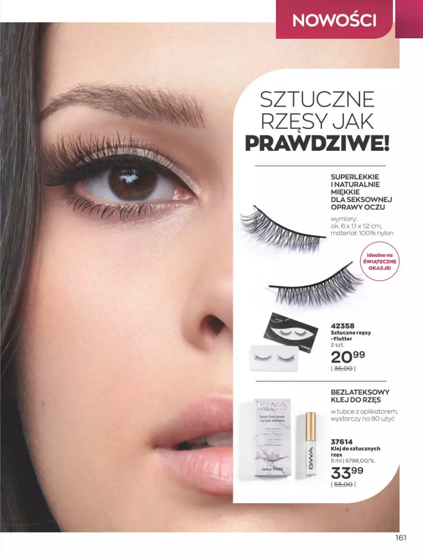 Gazetka promocyjna Avon - Katalog Avon 11/2021 kampania listopad - ważna 01.11 do 30.11.2021 - strona 157 - produkty: Klej, Sztuczne rzęsy