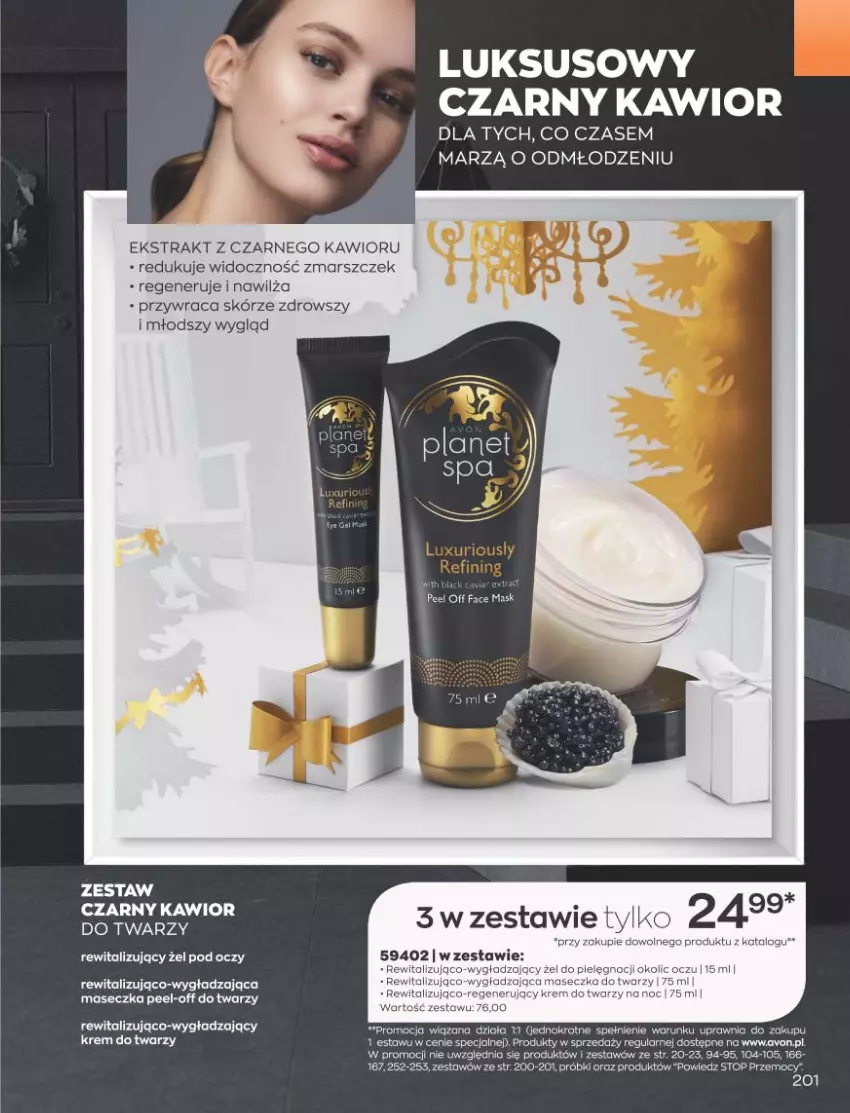 Gazetka promocyjna Avon - Katalog Avon 11/2021 kampania listopad - ważna 01.11 do 30.11.2021 - strona 197 - produkty: Fa, Kawior, Krem do twarzy, Mars, Top