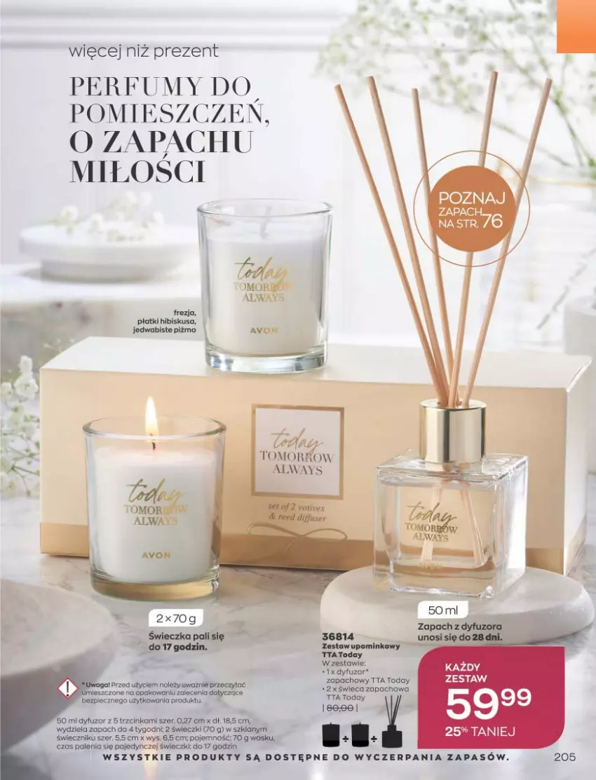 Gazetka promocyjna Avon - Katalog Avon 11/2021 kampania listopad - ważna 01.11 do 30.11.2021 - strona 201 - produkty: Always, Hibiskus, Perfum, Piec, Por