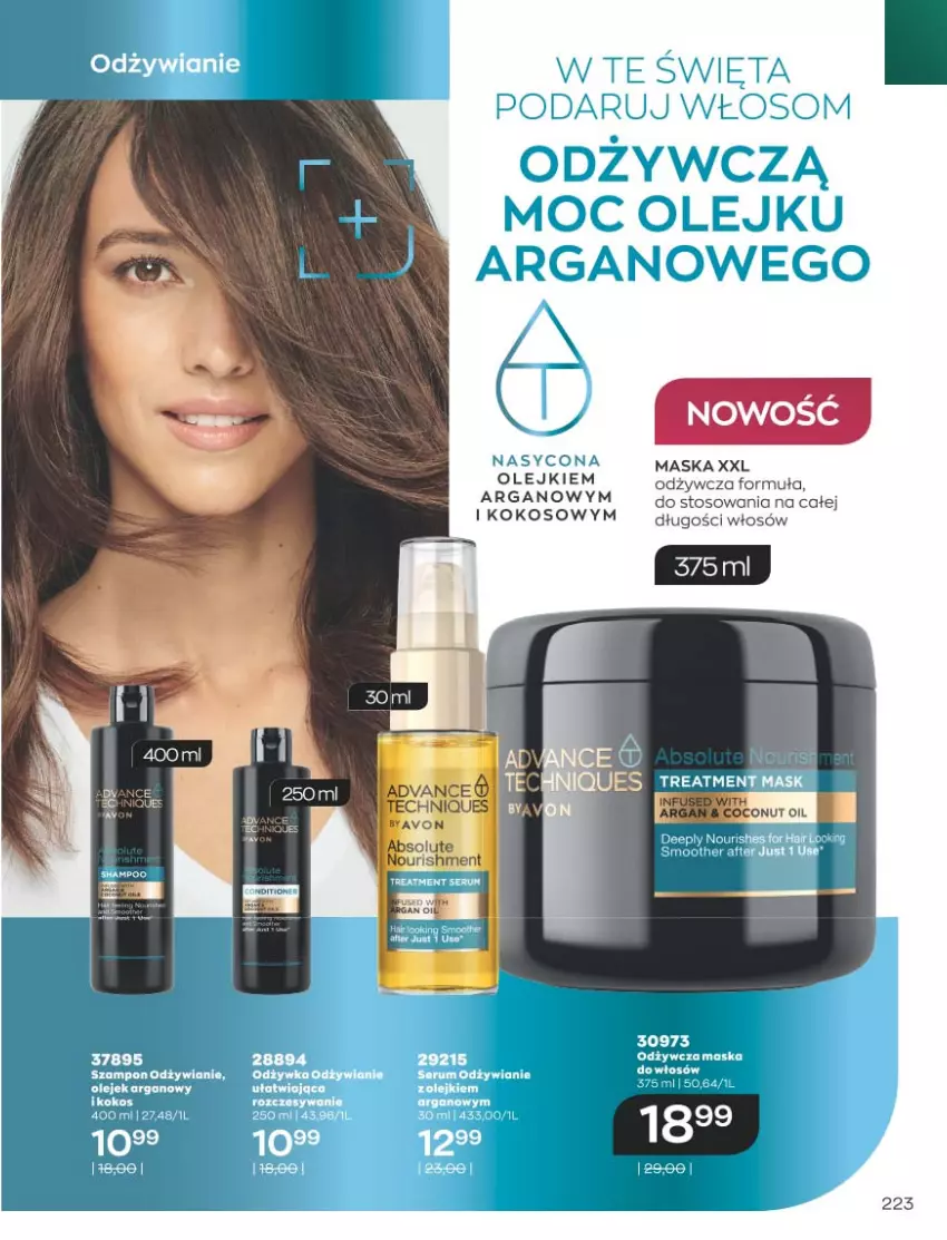 Gazetka promocyjna Avon - Katalog Avon 11/2021 kampania listopad - ważna 01.11 do 30.11.2021 - strona 219 - produkty: Fa, Kokos, Maska, Odżywka, Olej, Rum, Ser, Serum, Szampon