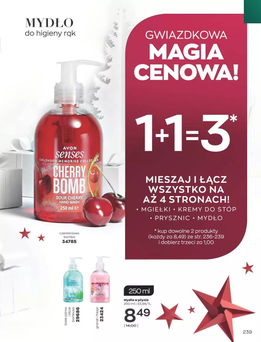 Gazetka promocyjna Avon - Katalog Avon 11/2021 kampania listopad - ważna 01.11 do 30.11.2021 - strona 235 - produkty: Mydło, Mydło w płynie