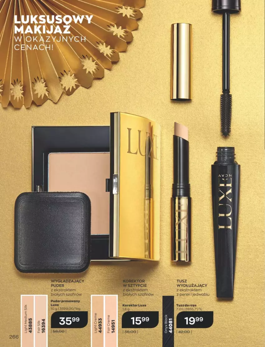 Gazetka promocyjna Avon - Katalog Avon 11/2021 kampania listopad - ważna 01.11 do 30.11.2021 - strona 262 - produkty: BIC, Fa, LG, Por, Puder, Puder prasowany, Tusz