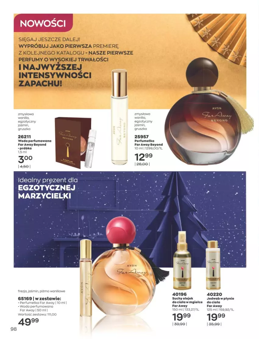 Gazetka promocyjna Avon - Katalog Avon 11/2021 kampania listopad - ważna 01.11 do 30.11.2021 - strona 94 - produkty: Fa, Olej, Perfum, Sok, Woda, Woda perfumowana