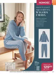 Gazetka promocyjna Avon - Katalog Avon 11/2021 kampania listopad - Gazetka - ważna od 30.11 do 30.11.2021 - strona 203 - produkty: Bluza z kapturem, Moda, Spodnie, Aksam, Bluza