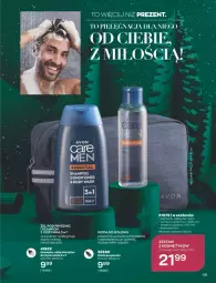 Gazetka promocyjna Avon - Katalog Avon 11/2021 kampania listopad - Gazetka - ważna od 30.11 do 30.11.2021 - strona 45 - produkty: Woda po goleniu, Szampon, Płyn do mycia, Odżywka, Woda, Kosmetyczka, Fa