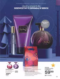 Gazetka promocyjna Avon - Katalog Avon 11/2021 kampania listopad - Gazetka - ważna od 30.11 do 30.11.2021 - strona 95 - produkty: Woda perfumowana, Torebka, Ser, Por, Balsam do ciała, Perfum, Woda, Likier, Fa