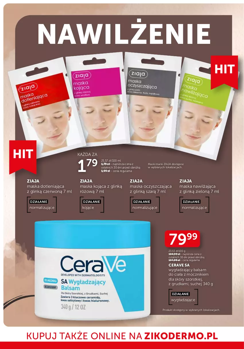 Gazetka promocyjna Ziko - Gazetka Ziko Dermo - ważna 16.10 do 29.10.2025 - strona 2 - produkty: Balsam do ciała, CeraVe, Maska, Ziaja
