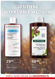 Gazetka promocyjna Ziko - Gazetka Ziko Dermo - Gazetka - ważna od 29.10 do 29.10.2025 - strona 18 - produkty: Capilarte, Dermedic, Klorane, Szampon