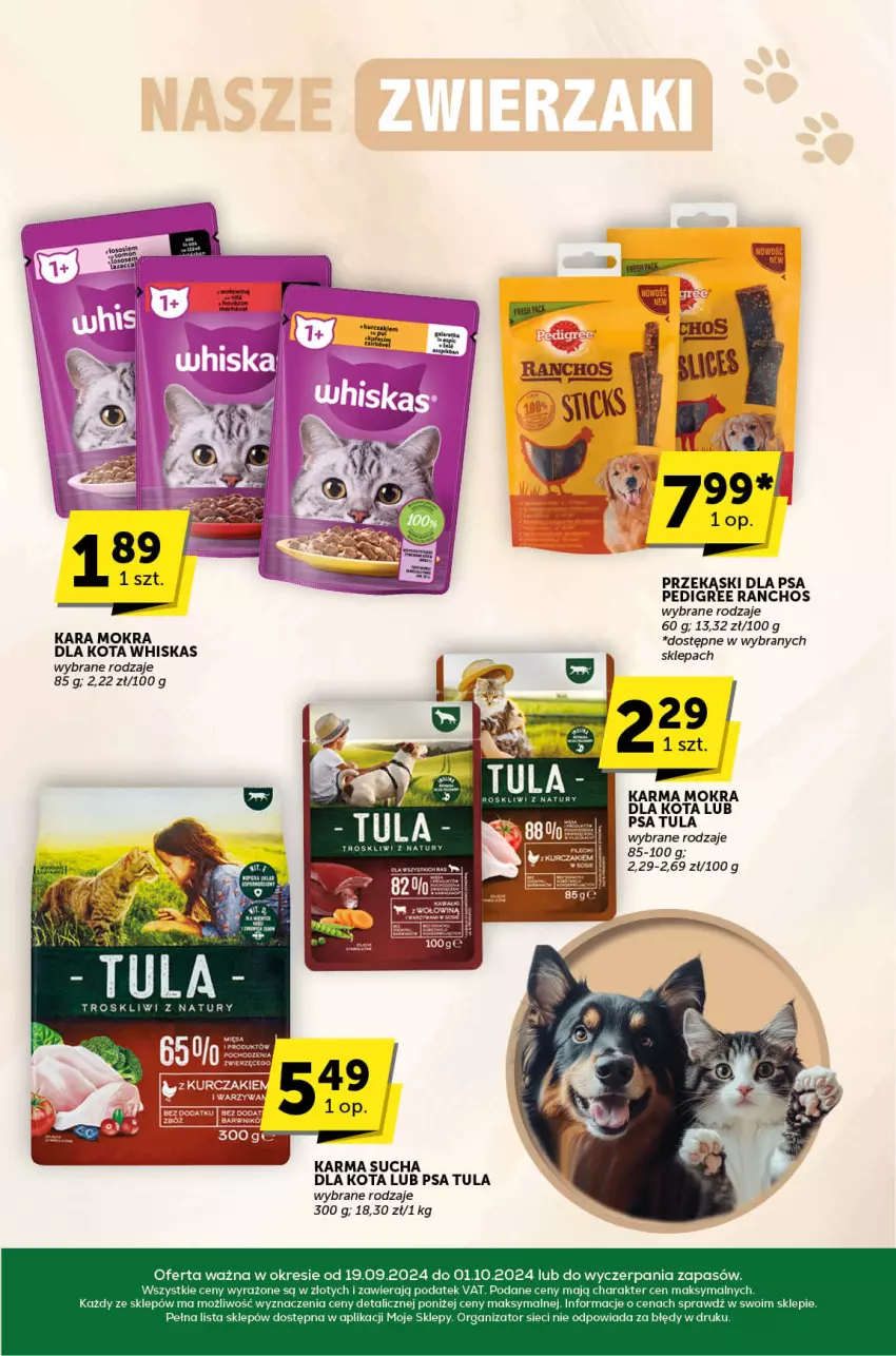 Gazetka promocyjna ABC - ważna 19.09 do 01.10.2024 - strona 31 - produkty: Pedigree, Przekąski dla psa, Whiskas