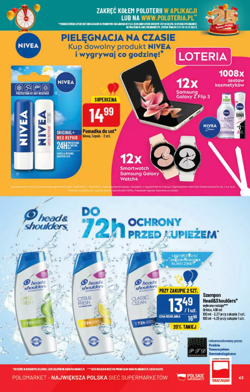 Gazetka promocyjna PoloMarket - Gazetka pomocyjna - ważna 31.08 do 06.09.2022 - strona 43 - produkty: BIC, Gry, Nivea, Szampon