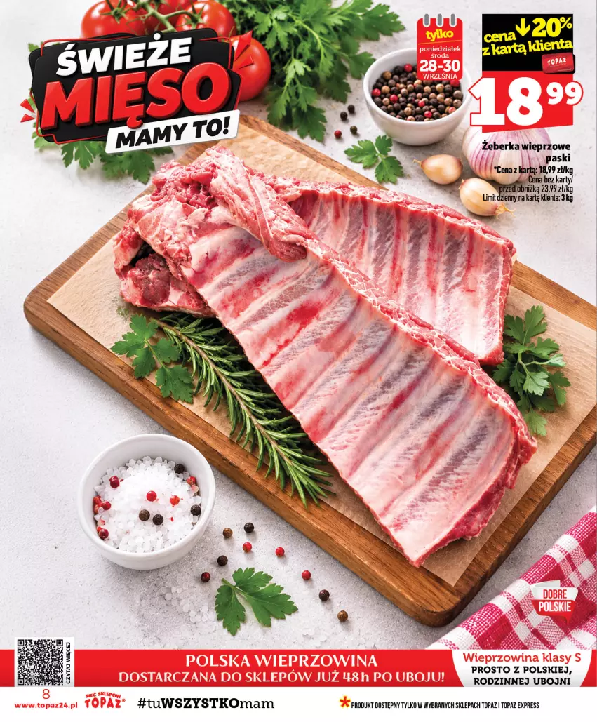 Gazetka promocyjna Topaz - Gazetka - ważna 24.09 do 30.09.2026 - strona 8 - produkty: Top