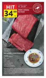Gazetka promocyjna Intermarche - Gazetka - ważna od 20.09 do 20.09.2023 - strona 8 - produkty: Cebula, Sos, Sól, Bulion, Czosnek, Plasterki, Lion, Laur, Udziec wołowy, Szklanka, Natka pietruszki, Olej, Ziele angielskie, Mięso