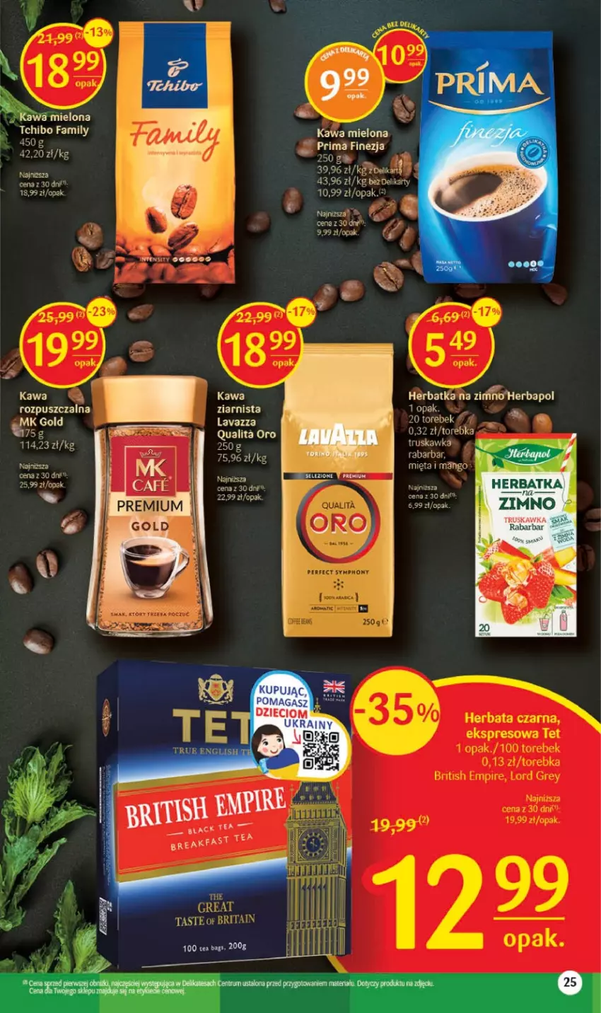 Gazetka promocyjna Delikatesy Centrum - Gazetka DC28 - ważna 20.07 do 26.07.2023 - strona 25 - produkty: Brit, Brita, Herbapol, Kawa, Kawa mielona, Lavazza, Mango, Mięta, Prima