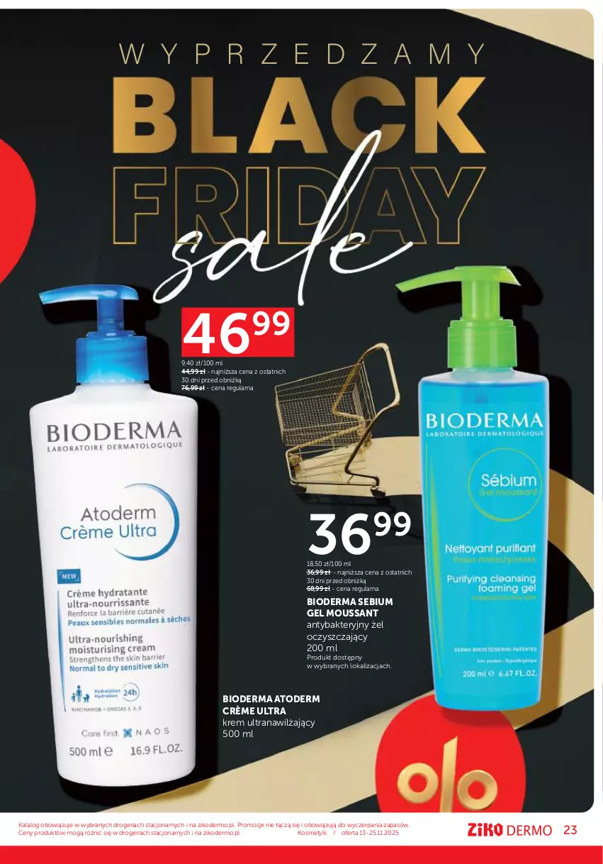 Gazetka promocyjna Ziko - Gazetka Ziko Dermo - ważna 13.11 do 25.11.2025 - strona 23 - produkty: Atoderm, Bioderma, Tran