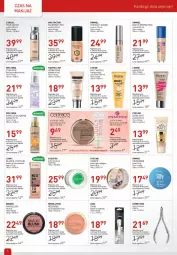 Gazetka promocyjna Drogerie Jawa - Gazetka - ważna od 06.03 do 06.03.2023 - strona 6 - produkty: Makijaż, Cążki, Eveline, Bielenda, Bell, Róż do policzków, Maybelline, Puder, Max Factor, Lirene, Podkład, LG, Fa