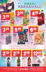 Gazetka promocyjna Spar - Spar - Gazetka - ważna od 11.01 do 11.01.2024 - strona 8 - produkty: Piwo, Sok, Kasztelan, Chipsy, Coca-Cola, Chrupki, Warka, Carlsberg, Tiger, Tymbark, Lorenz, Kubuś, Napój, Fa