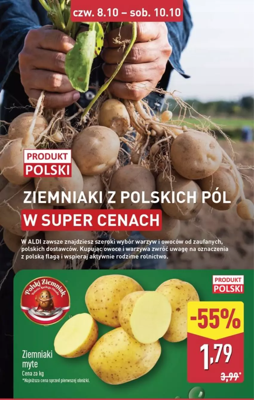 Gazetka promocyjna Aldi - Pełna oferta - ważna 05.10 do 10.10.2026 - strona 40 - produkty: Fa, Owoce, Warzywa, Ziemniaki