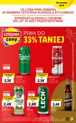 Gazetka promocyjna Lidl - GAZETKA - Gazetka - ważna od 07.05 do 07.05.2022 - strona 25 - produkty: Piwa, Warka, Fortuna, Carlsberg, Lech Premium