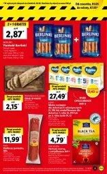 Gazetka promocyjna Lidl - GAZETKA - Gazetka - ważna od 07.05 do 07.05.2022 - strona 3 - produkty: Torebka, Ser, Gra, Parówki, O nas, Herbata czarna, Lack, PIKOK, Bebiko, Morliny, Dzieci, Chleb, Herbata, Kiełbasa, Berlinki, Mleko, Fa