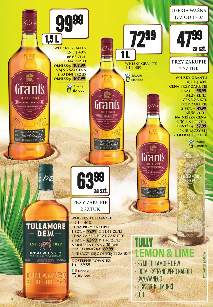 Gazetka promocyjna Dino - Katalog alkoholowy - ważna 20.07 do 25.07.2026 - strona 10 - produkty: Gra, Koc, Whiskey, Whisky