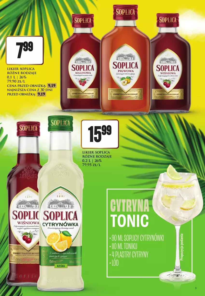 Gazetka promocyjna Dino - Katalog alkoholowy - ważna 20.07 do 25.07.2026 - strona 3 - produkty: Likier, Soplica