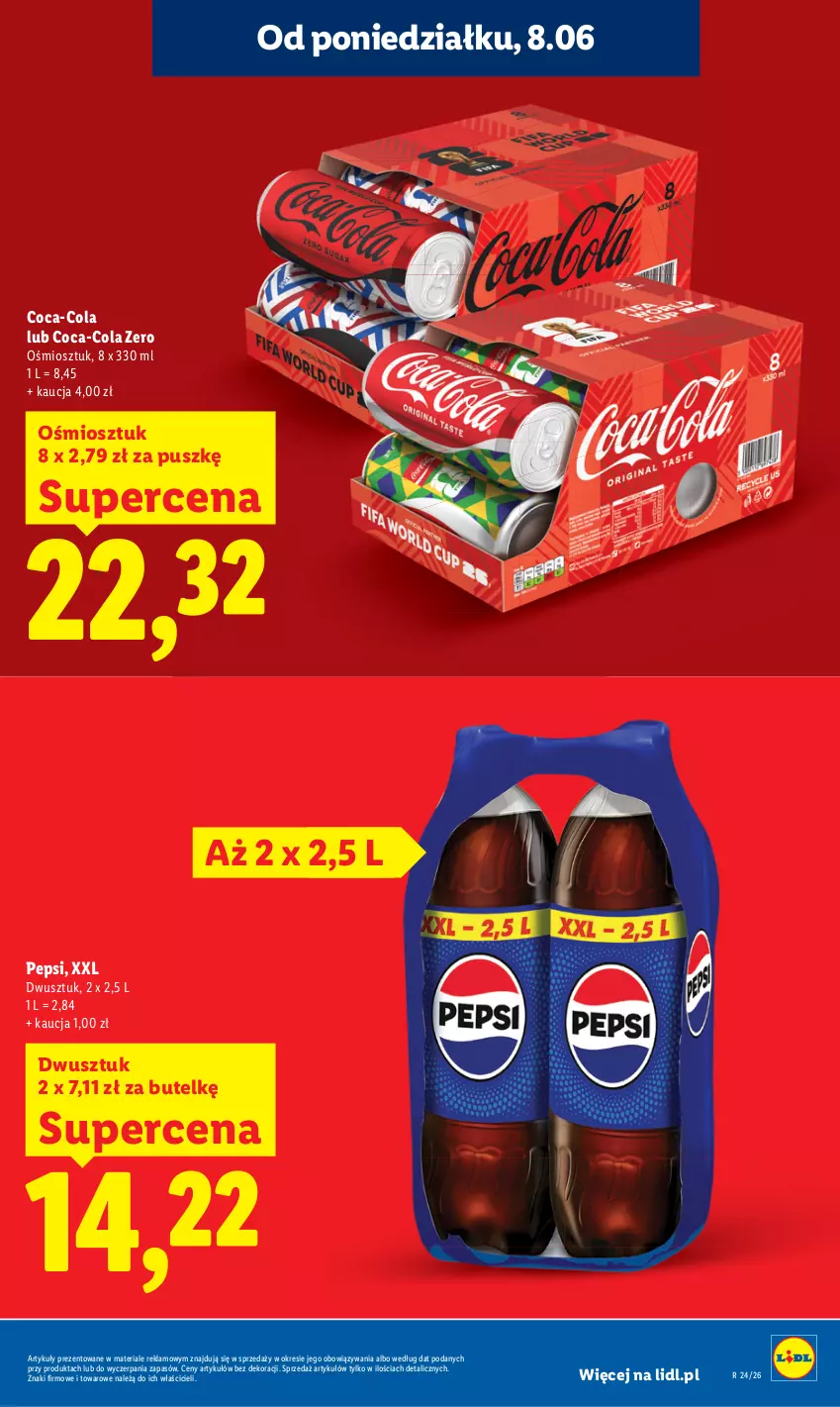 Gazetka promocyjna Lidl - Gazetka ważna od 8.06 do 10.06 - ważna 08.06 do 10.06.2026 - strona 11 - produkty: Coca-Cola, Pepsi
