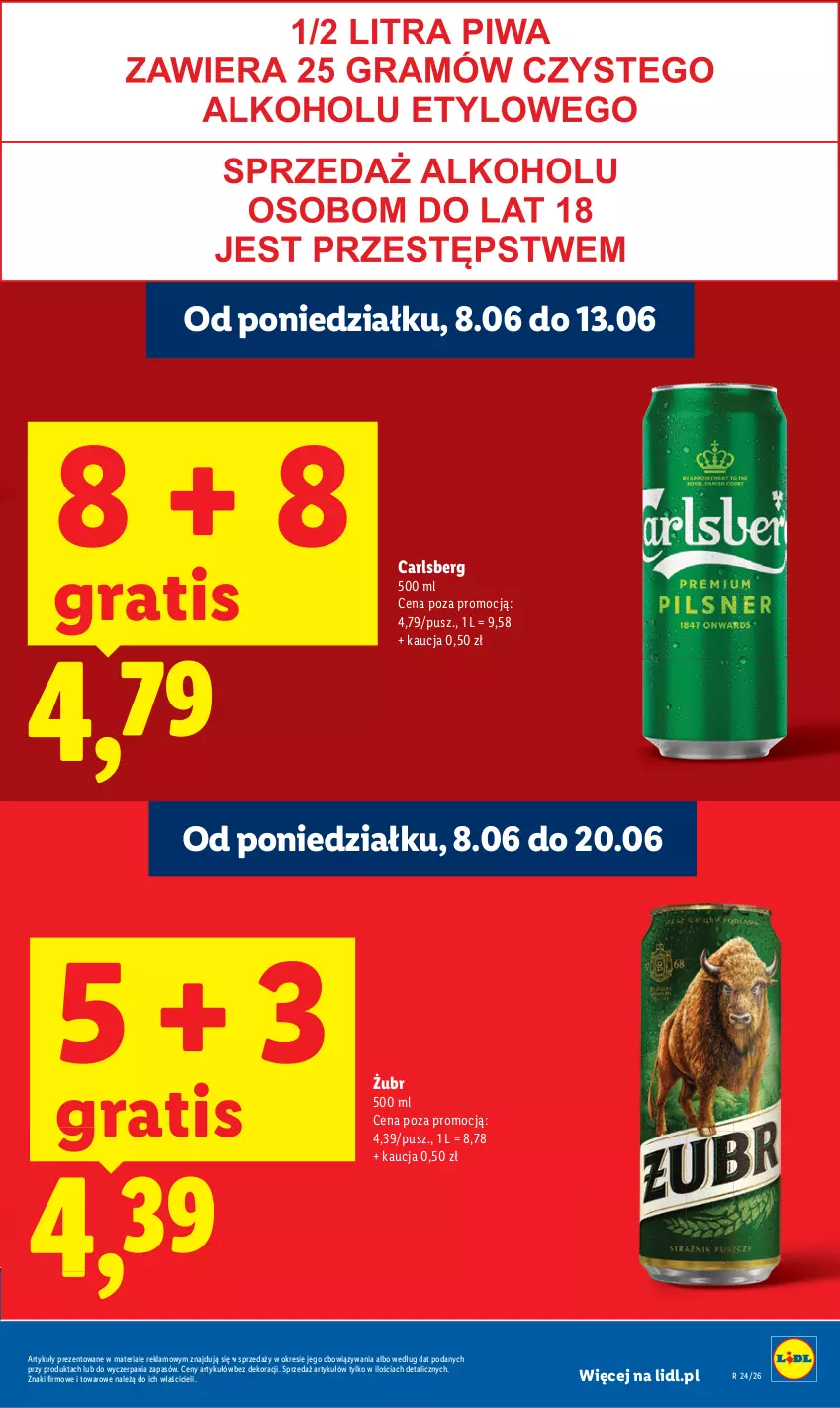 Gazetka promocyjna Lidl - Gazetka ważna od 8.06 do 10.06 - ważna 08.06 do 10.06.2026 - strona 13 - produkty: Carlsberg, Gra