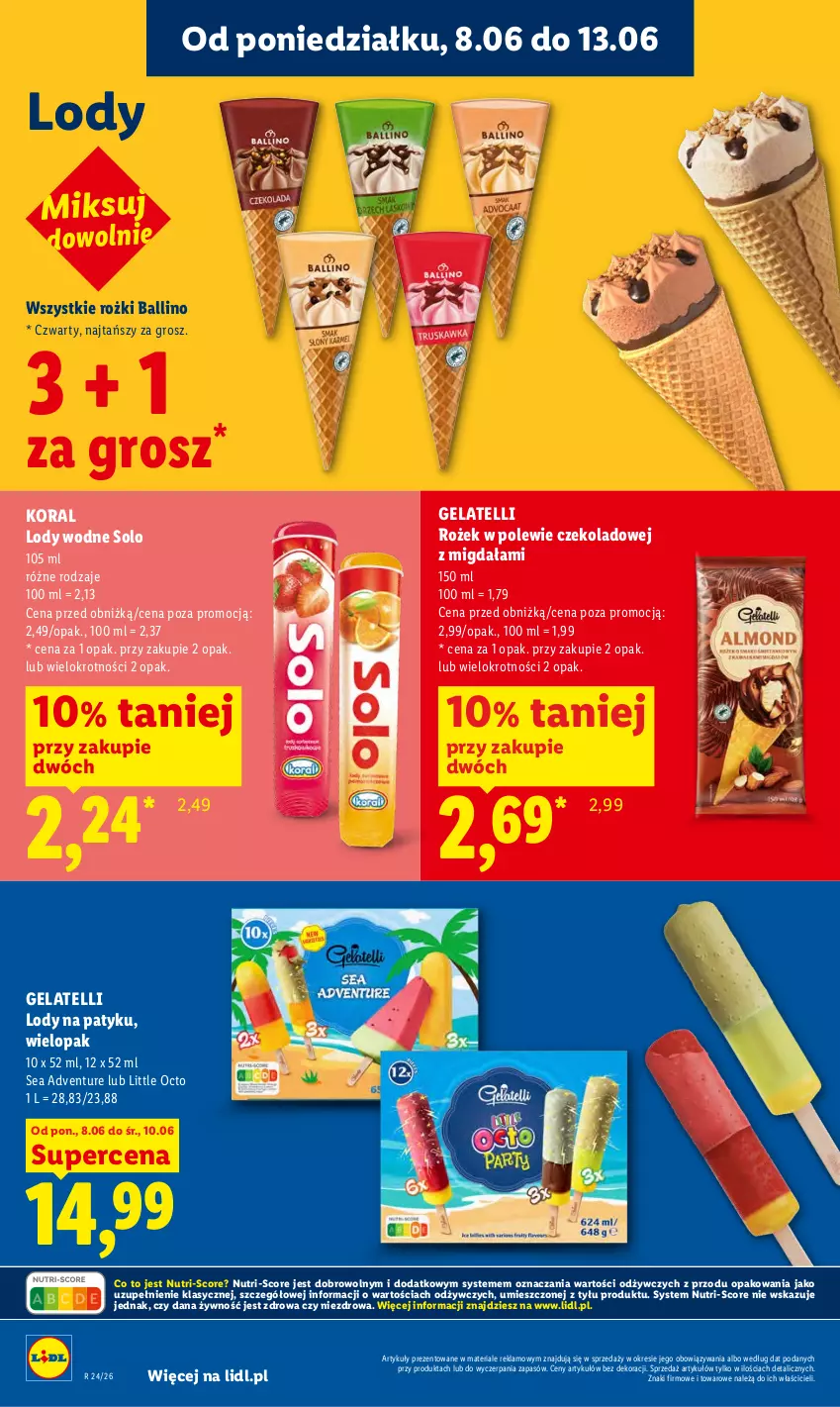 Gazetka promocyjna Lidl - Gazetka ważna od 8.06 do 10.06 - ważna 08.06 do 10.06.2026 - strona 58 - produkty: Lody