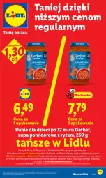Gazetka promocyjna Lidl - Gazetka ważna od 8.06 do 10.06 - Gazetka - ważna od 10.06 do 10.06.2026 - strona 23 - produkty: Ryż, Por, Gerber, Zupa, Zupa pomidorowa, Danie dla dzieci, Dzieci