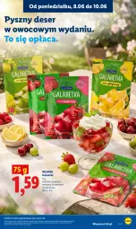 Gazetka promocyjna Lidl - Gazetka ważna od 8.06 do 10.06 - Gazetka - ważna od 10.06 do 10.06.2026 - strona 77 - produkty: Ser, Gra, Galaretka, Deser, Gres, Gala, Grafika