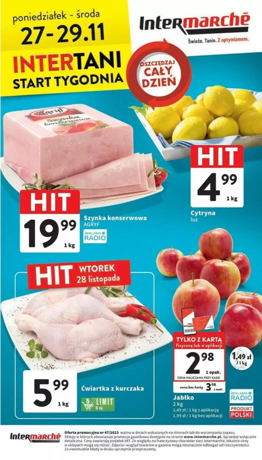 Gazetka promocyjna Intermarche - ważna 27.11 do 29.11.2023 - strona 1