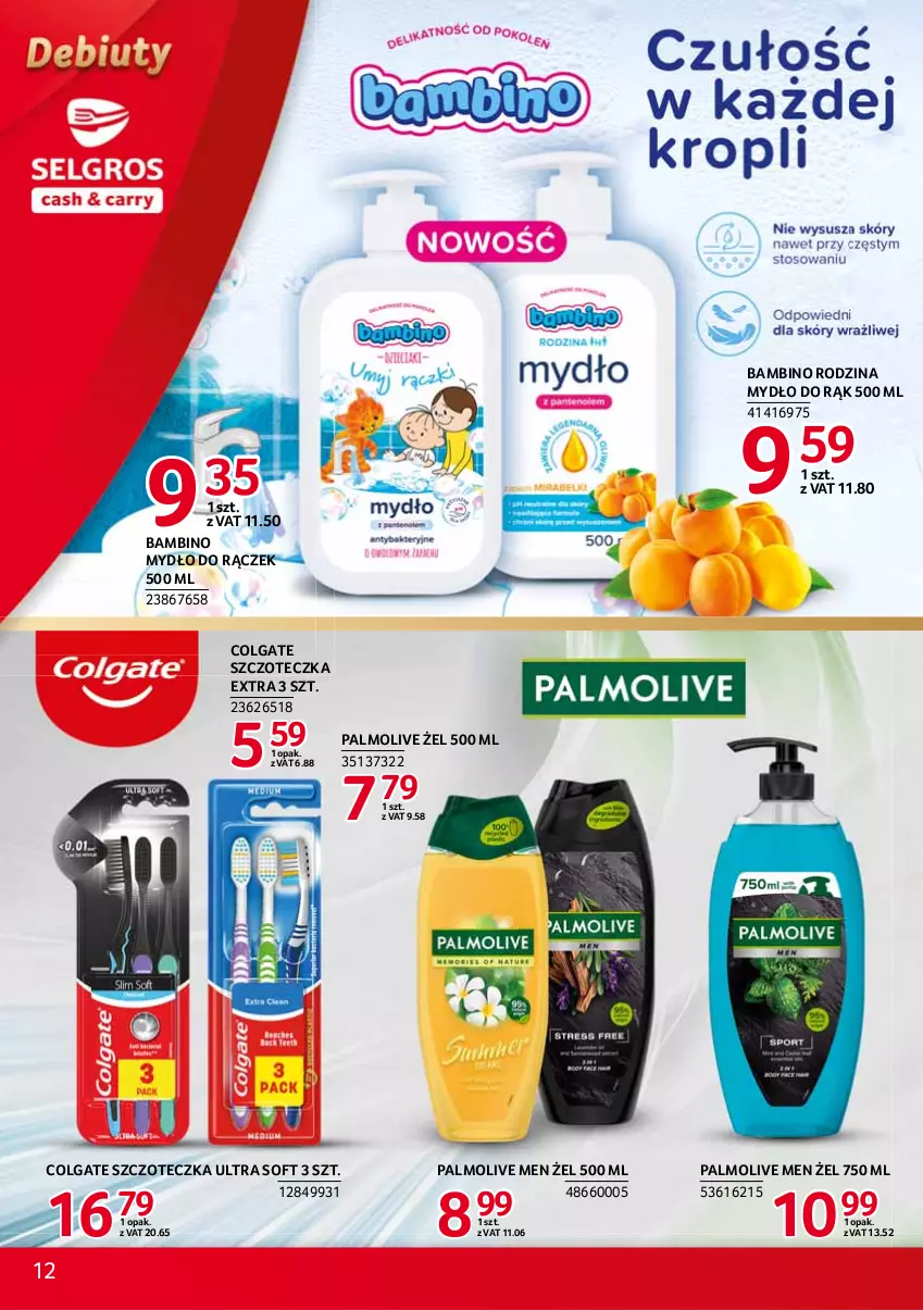 Gazetka promocyjna Selgros - Debiuty w Selgros - ważna 19.08 do 01.09.2021 - strona 12 - produkty: Colgate, LG, Mydło, Palmolive, Szczoteczka