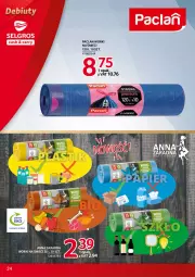 Gazetka promocyjna Selgros - Debiuty w Selgros - Gazetka - ważna od 01.09 do 01.09.2021 - strona 24 - produkty: Worki na śmieci, Worki na śmiec