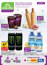 Gazetka promocyjna Stokrotka - Stokrotka Express - Gazetka - ważna od 01.02 do 01.02.2023 - strona 1 - produkty: Ser, Napój energetyczny, Kawa, Parka, Oshee, Napój, Fa
