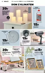 Gazetka promocyjna Netto - Gazetka - ważna od 11.09 do 11.09.2024 - strona 14 - produkty: Top, Stolik, Ramka, Kamery, Zegar, Monitor