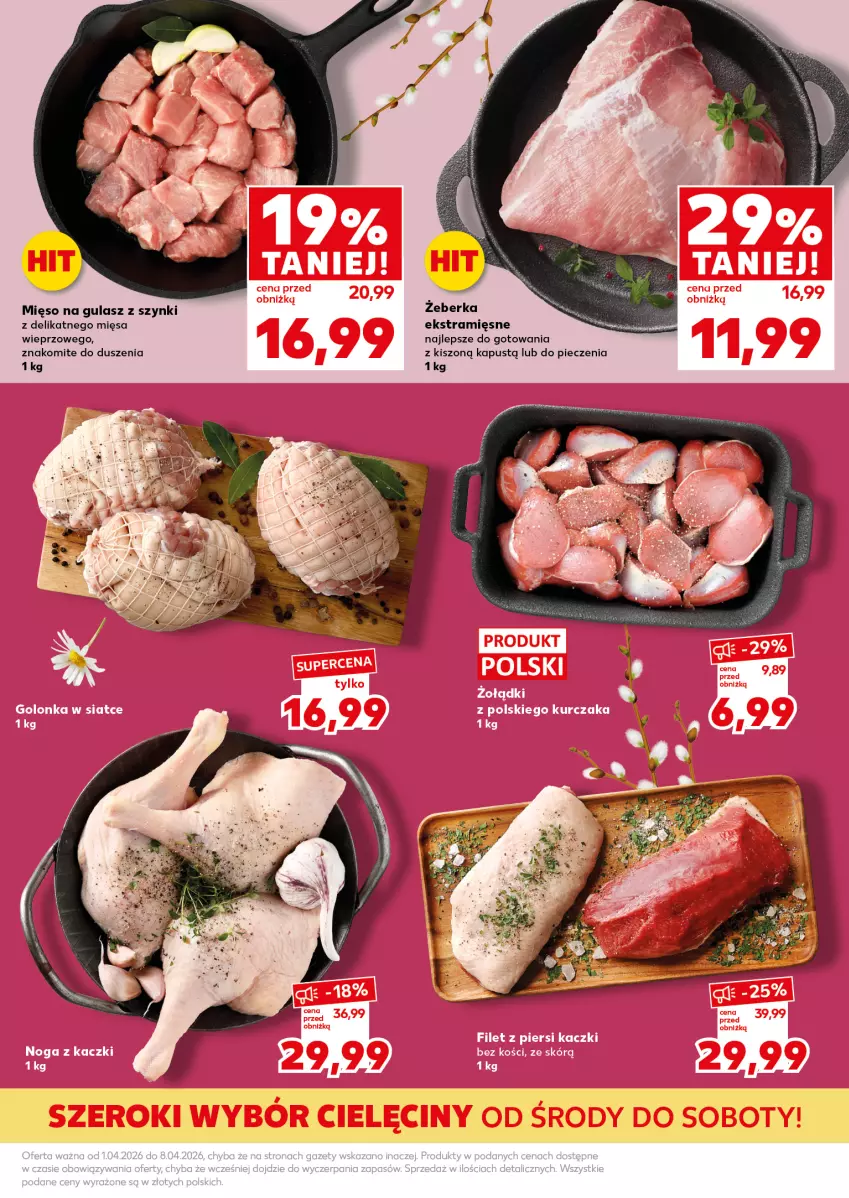 Gazetka promocyjna Kaufland - Mocny Start - ważna 07.04 do 08.04.2026 - strona 19 - produkty: Kapustą, Mięso, Mięso na gulasz, Piec
