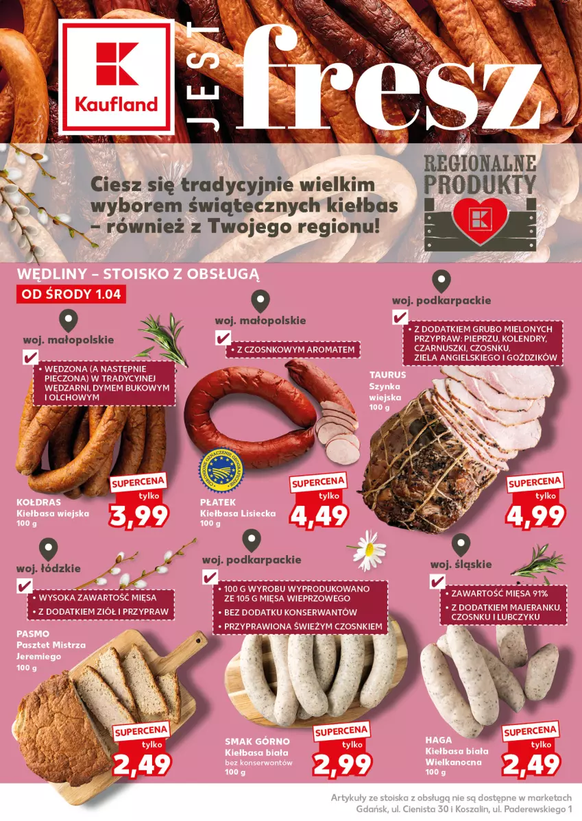 Gazetka promocyjna Kaufland - Mocny Start - ważna 07.04 do 08.04.2026 - strona 20 - produkty: Kosz, Pieprz, Ser, Sok, Szal