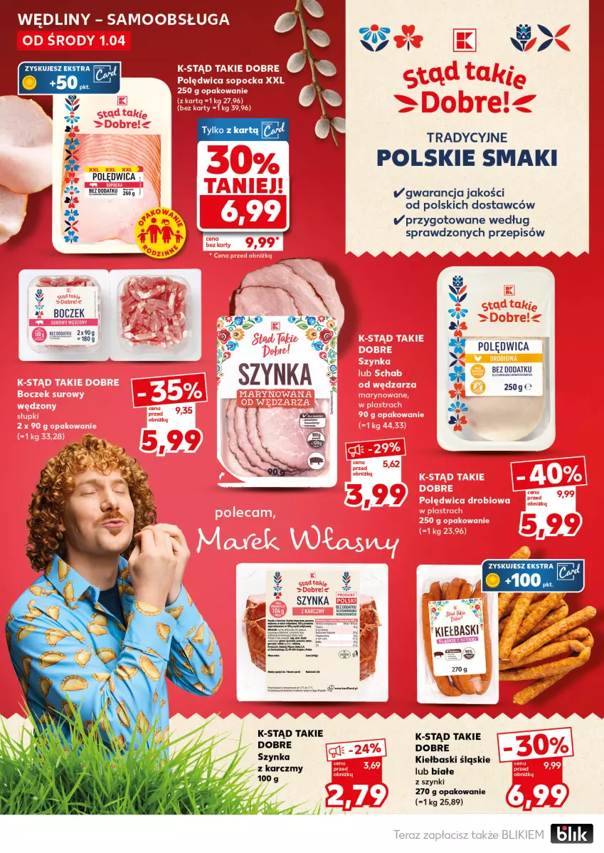 Gazetka promocyjna Kaufland - Mocny Start - ważna 07.04 do 08.04.2026 - strona 24 - produkty: Boczek, Kiełbaski śląskie, Polędwica, Szynka, Tera