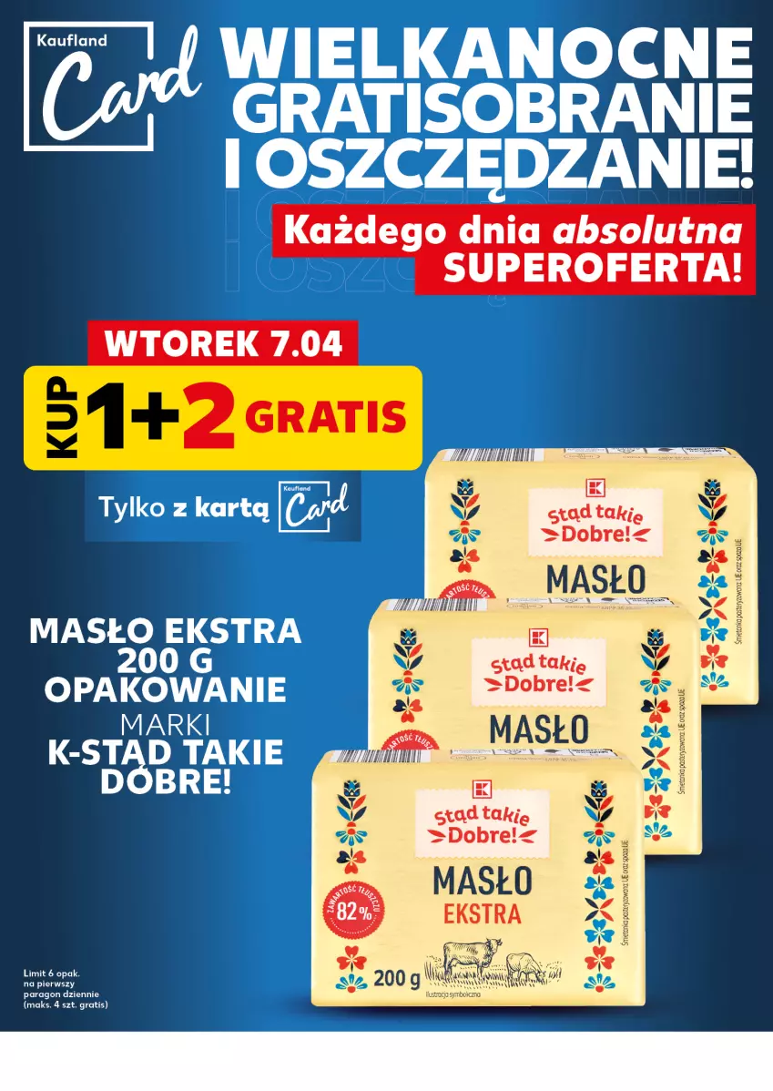 Gazetka promocyjna Kaufland - Mocny Start - ważna 07.04 do 08.04.2026 - strona 4 - produkty: Absolut, Masło