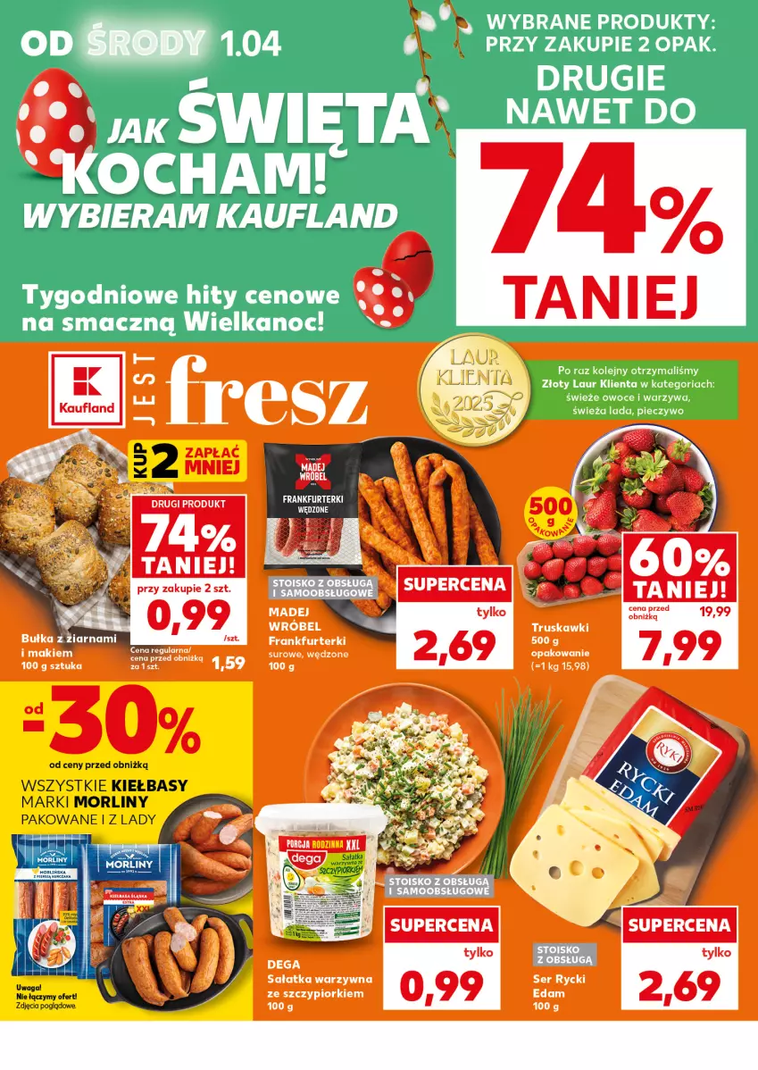 Gazetka promocyjna Kaufland - Mocny Start - ważna 07.04 do 08.04.2026 - strona 8 - produkty: Laur, Morliny, Olej, Owoce, Piec, Pieczywo, Warzywa