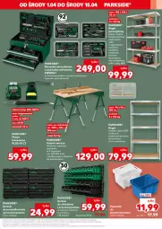 Gazetka promocyjna Kaufland - Mocny Start - Gazetka - ważna od 08.04 do 08.04.2026 - strona 31 - produkty: Parkside, Top, Ser, Por, Przewód, Skrzynka narzędziowa, Cynk, Organizer, Regał, Wkręt, Waga, LG