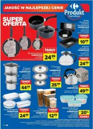 Gazetka promocyjna Carrefour - Gazetka - ważna od 13.04 do 13.04.2024 - strona 26 - produkty: Piec, Por, Garnek, Czajnik, Kask, Pojemnik