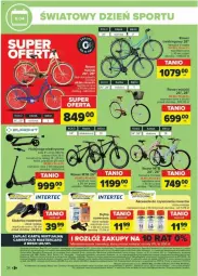 Gazetka promocyjna Carrefour - Gazetka - ważna od 13.04 do 13.04.2024 - strona 30 - produkty: Top, Sok, Por, Gra, Rama, Kosz, Tran, Rower, Mule, Bateria, Hulajnoga, Hulajnoga elektryczna, Fa