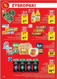 Gazetka promocyjna Carrefour - Gazetka - ważna od 13.04 do 13.04.2024 - strona 34 - produkty: Sok, Gra, Cukier, Pasztet, Kosz, Chupa Chups, Lion, Fortuna, Baton, Cukierki